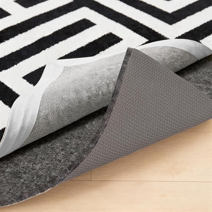 GORILLA GRIP Felt and Natural Rubber Stay in Place Slip Resistant Rug Pad, 1/8in Thick, 2x3 FT Protective Padding Under Area Rugs, Cushioned Gripper Pads, Carpet Runners, Hardwood Floors Protection