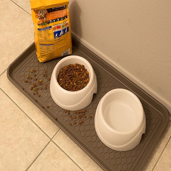 Multi-Purpose Tray in Decorator Colors - 30” L x 15” W x 1.20” H (Saddle Brown Set of 2)