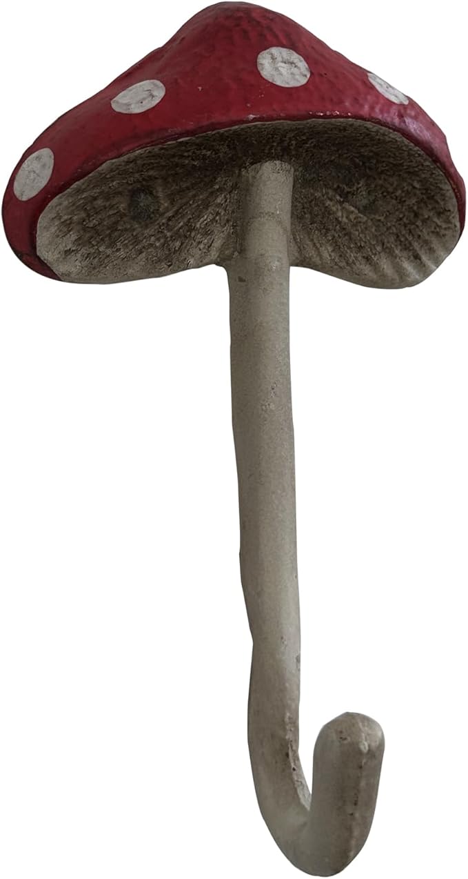 Bohemian Mushroom Wall Hook - Unique Cute Cool Fun Wall Hook Furniture Room Decor for Coat and Towel - Nursery, Kitchen, Bedroom, Bathroom，Coat Hooks (Special-Shaped)
