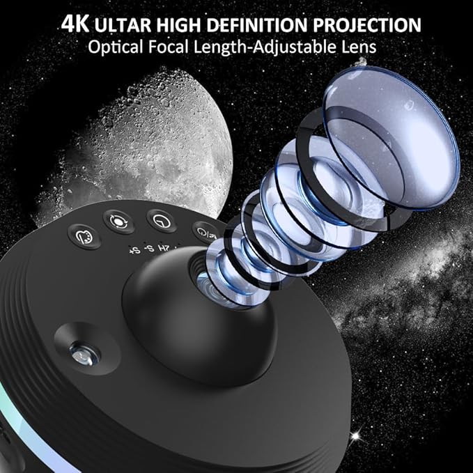 Star Projector,Galaxy Projector for Bedroom,Planetarium Space Ceiling Starry Sky Night Light with 13 Galaxy Discs,Meteor & Lighting Effects,Sky Light for Kids Adults Party Home Decor,Christmas Gift