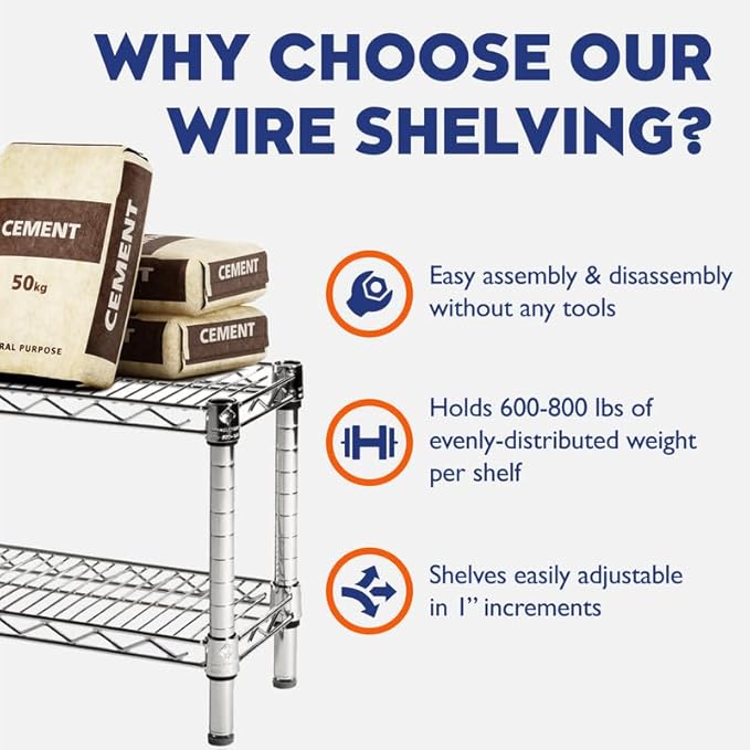Shelving Inc. 18"d x 18"w Translucent Wire Shelf Liners, 4 Count