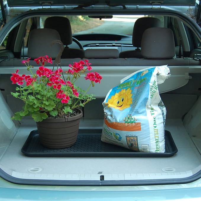 Multi-Purpose Tray in Decorator Colors - 30” L x 15” W x 1.20” H (Slate Gray Set of 2)
