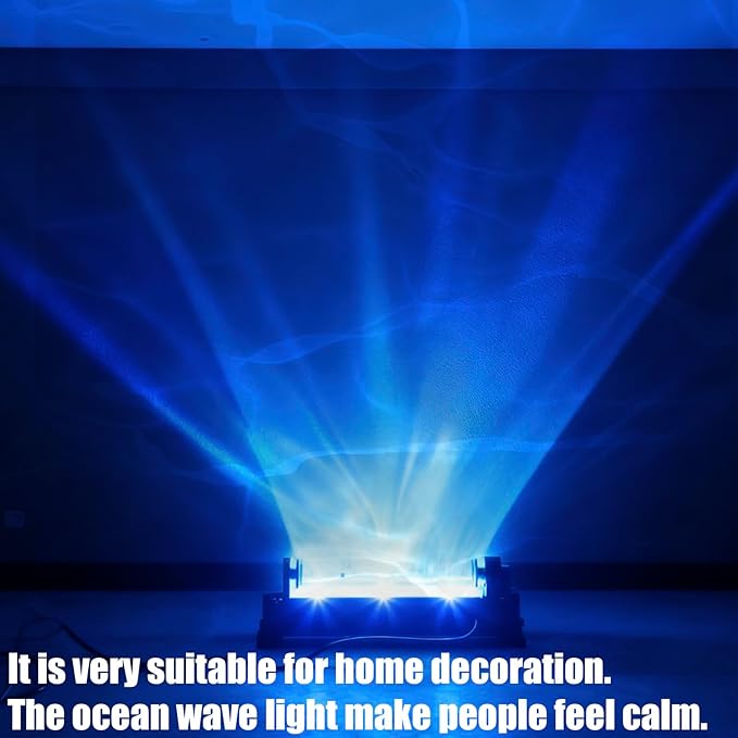 10.7inch Ocean Wave&Aurora Projector Light, Birthday Gifts for Women Teen Boys Girls Valentines Day Dynamic 15W Northern Lights Galaxy Projector for Bedroom Home Decor Aesthetic Ambient Mood Lighting