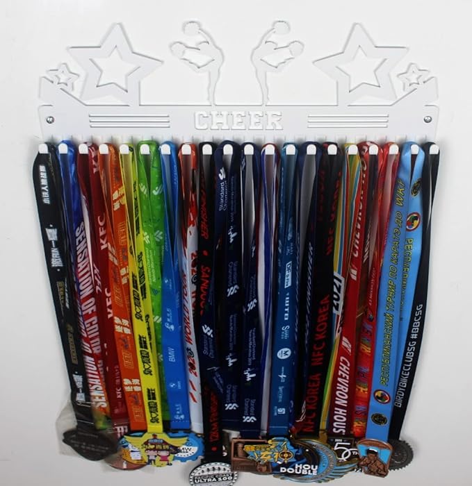 Gymnastics, Dance, Cheer Medal Hanger Display, Medal Holder Ribbon Display & Award Medal Rack, Great Dance Gifts for Kids