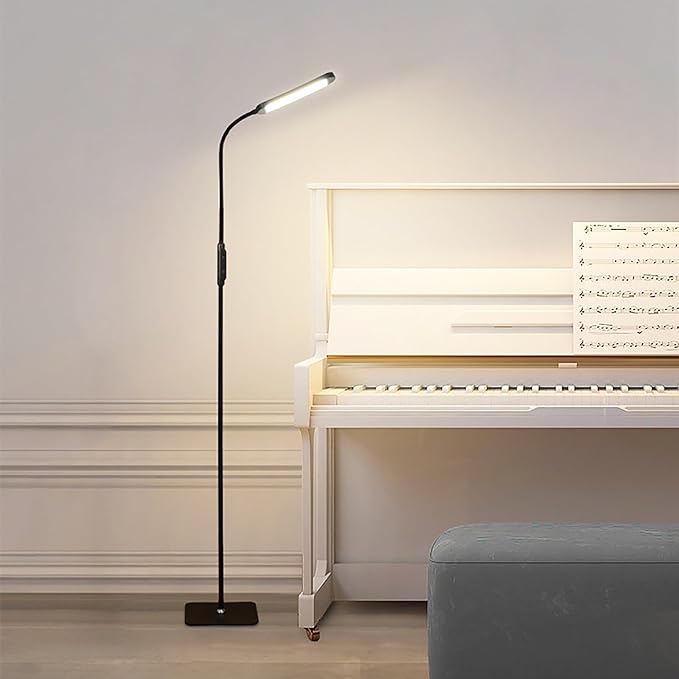 ZGWAUYYDS LED Floor Lamp for Living Room Lash Light for Eyelash Extensions Lash Lamp Stepless Adjustable 3000k-6000k Colors & Brightness Standing