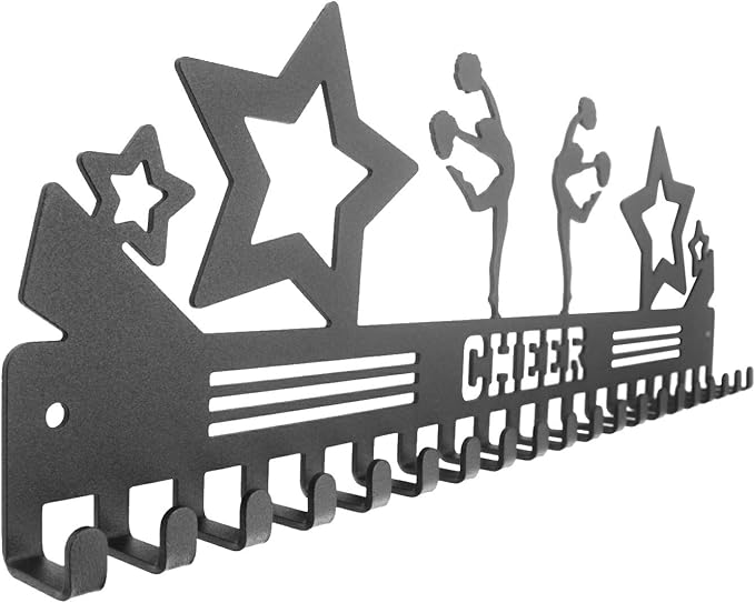 Gymnastics, Dance, Cheer Medal Hanger Display, Medal Holder Ribbon Display & Award Medal Rack, Great Dance Gifts for Kids