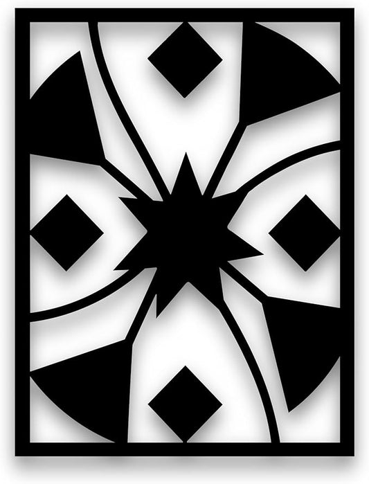 GlintHome Minimalist Wall Art - Black Abstract Metal Wall Decor 3D Textured Metal Wall Sculptures for Living Room Bedroom Bathroom Study Room