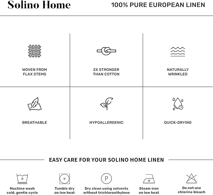 Solino Home Aqua Blue Linen Napkins Set of 4-100% Pure Linen Hemstitch Dinner Napkins 20 x 20 Inch for Winter, Spring, Easter - Classic Hemstitch