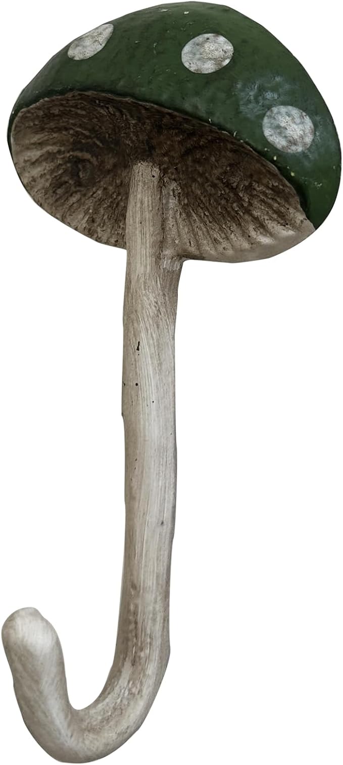 Bohemian Mushroom Wall Hook - Unique Cute Cool Fun Wall Hook Furniture Room Decor for Coat and Towel - Nursery, Kitchen, Bedroom, Bathroom，Coat Hooks (Ellipse)