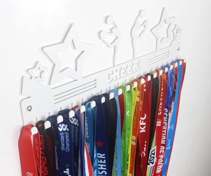 Gymnastics, Dance, Cheer Medal Hanger Display, Medal Holder Ribbon Display & Award Medal Rack, Great Dance Gifts for Kids