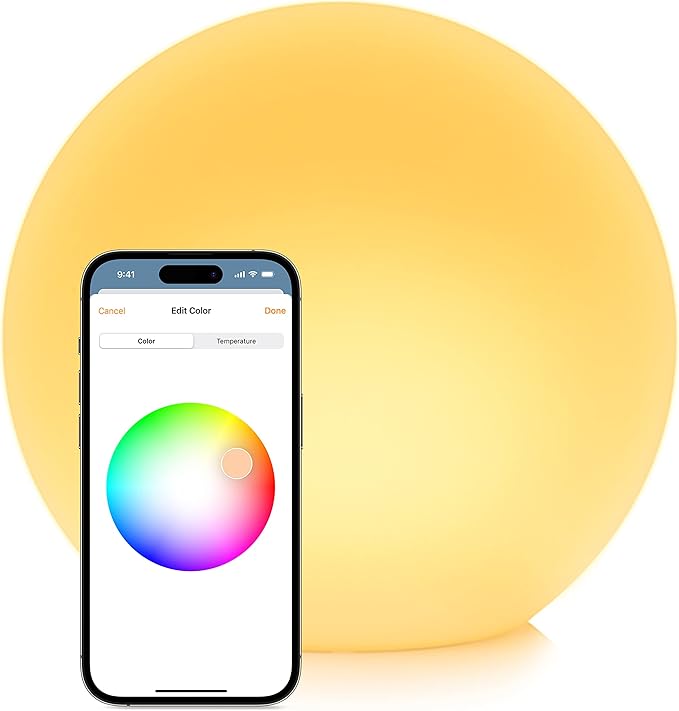 Eve Flare - Portable Smart LED Lamp with Apple HomeKit Technology, IP65 Water Resistance and Wireless Charging, Bluetooth & Thread