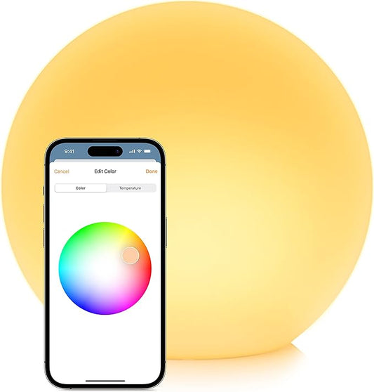 Eve Flare - Portable Smart LED Lamp with Apple HomeKit Technology, IP65 Water Resistance and Wireless Charging, Bluetooth & Thread