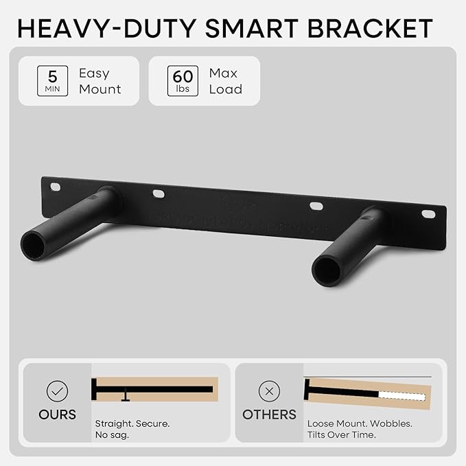 Homeforia 12 inch Natural Floating Shelf, High End Solid Real Wood 12inch Small Floating Shelves for Wall Mounted, Natural Wooden Floating Shelves, Heavy Duty Bracket, 12 X 6.5 X 1.75 in, Set of 4