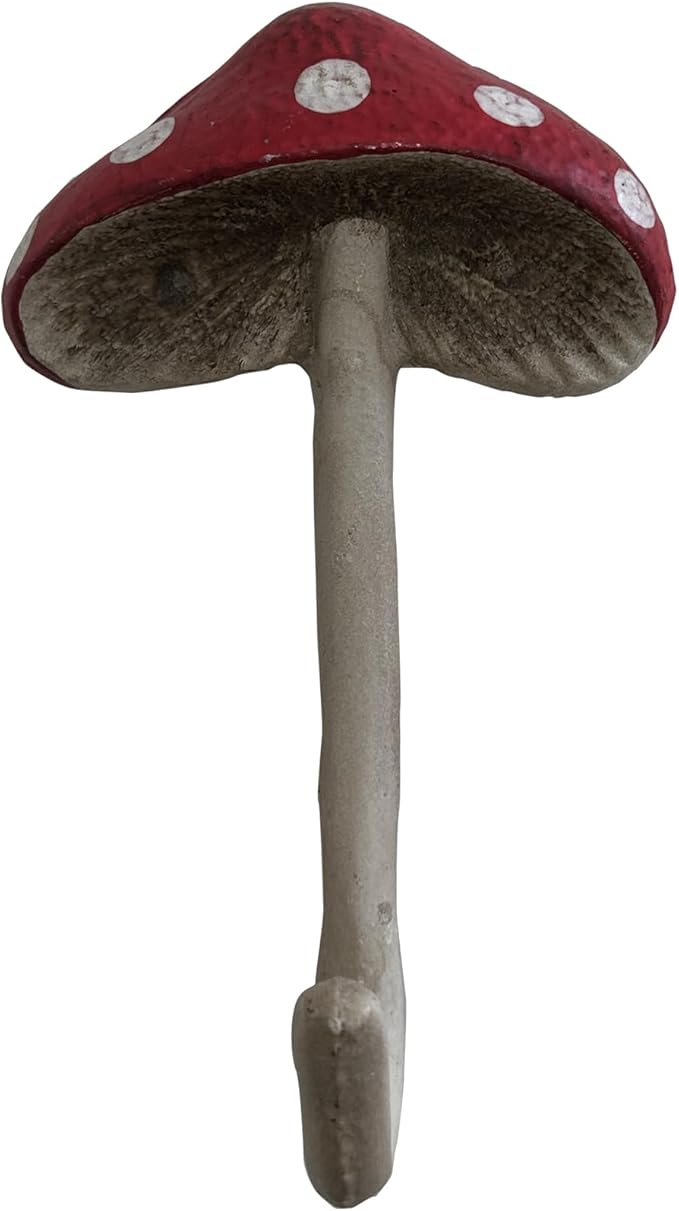 Bohemian Mushroom Wall Hook - Unique Cute Cool Fun Wall Hook Furniture Room Decor for Coat and Towel - Nursery, Kitchen, Bedroom, Bathroom，Coat Hooks (Special-Shaped)