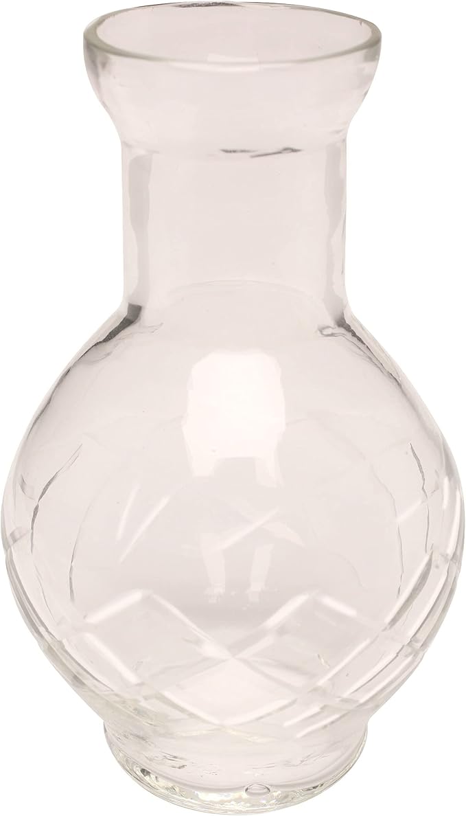 ART & ARTIFACT Mini Vases for Flowers - Small Glass Vases, Clear 5 Vase Set Single Bud Vases for Flowers, Room Decor - Clear