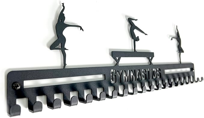 Gymnastics, Dance, Cheer Medal Hanger Display, Medal Holder Ribbon Display & Award Medal Rack, Great Dance Gifts for Kids