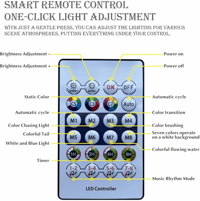 RGB LED Corner Floor Lamp，DIY Floor Lamp with Music Sync and 16 Million Colors, 213 Dynamic Modes, App & Remote Control,Standingl Corner Changing Ambience Light, for Living Bedroom Room Gaming Room