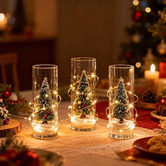 36-Pack Clear Glass Cylinder Vases 2.6"x8" – Bulk Wholesale Party Supplies, Wedding/Baby Shower Decor, Tall Vases & Candle Holders for Floral