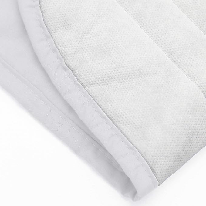 Marquess Tailored Bed Skirt Blended Quilted-Hang Down Feeling Enhancement Wrap Around Thick Bed Skirt,Dust-Proof, Wrinkle Fade Resistant Dust Ruffle with Classic 14’’Drop for Bedroom（King White）