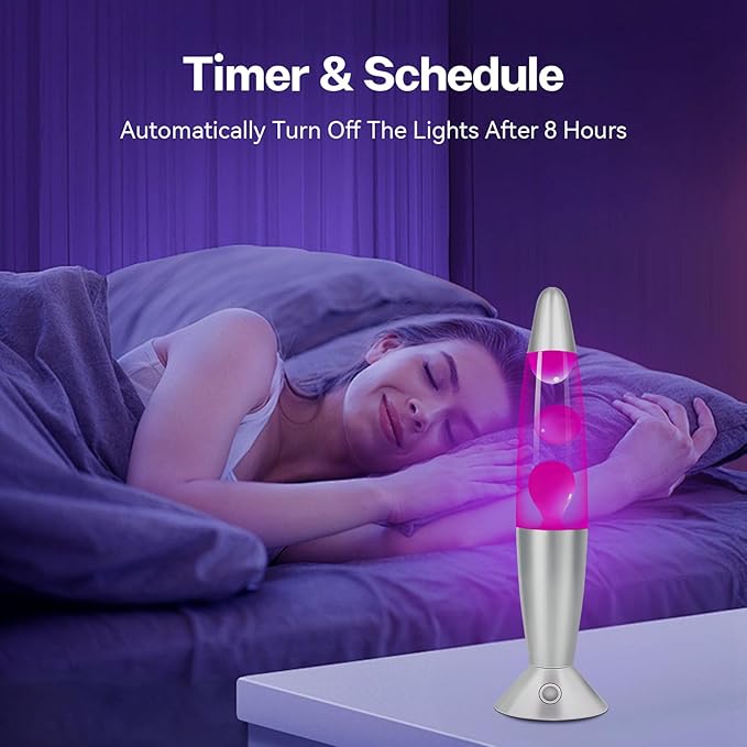 17 Color Changing Liquid Motion Lamp with Remote: 16 inches Decor LED Night Lights, Christmas Gifts Table Lamp for Adults and Kids Bedroom,Home Decoration Mood Lighting, Blue Wax