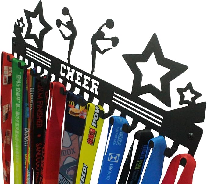 Gymnastics, Dance, Cheer Medal Hanger Display, Medal Holder Ribbon Display & Award Medal Rack, Great Dance Gifts for Kids