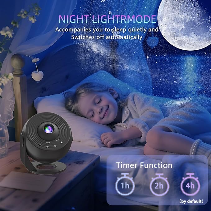 Galaxy Projector Pro, 13 in 1 HD Planetarium Projector Pro for Bedroom, Galaxy Star Night Light Projector for Adults Gaming Room/Party/Home Décor (Black)