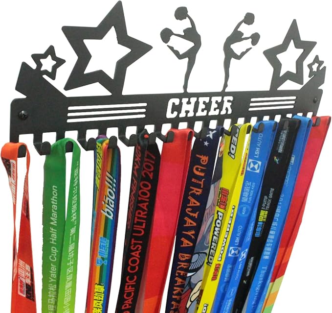 Gymnastics, Dance, Cheer Medal Hanger Display, Medal Holder Ribbon Display & Award Medal Rack, Great Dance Gifts for Kids