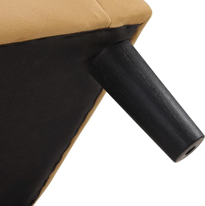 FLEXISPOT Accent Barrel Chair with Ottoman, Modern Comfy Armchair, Upholstered in Velvet, Reading Chair with Footrest, Contemporary Lounge for Living Room Bedroom Reading Room (Yellow)