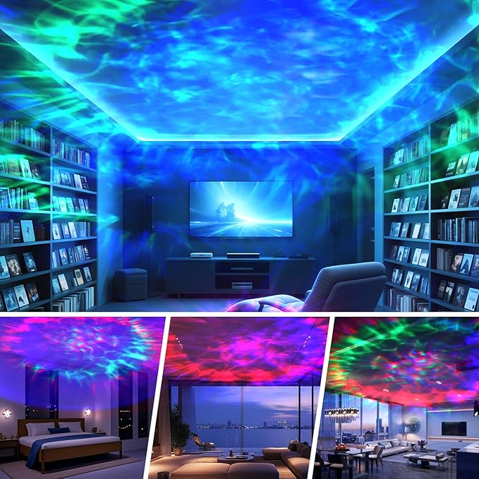 Galaxy Projector for Bedroom, Light Projector with Timer and Remote, Nebula Ceiling Night Light for Kids Adults, Room Decor, Christmas Gifts