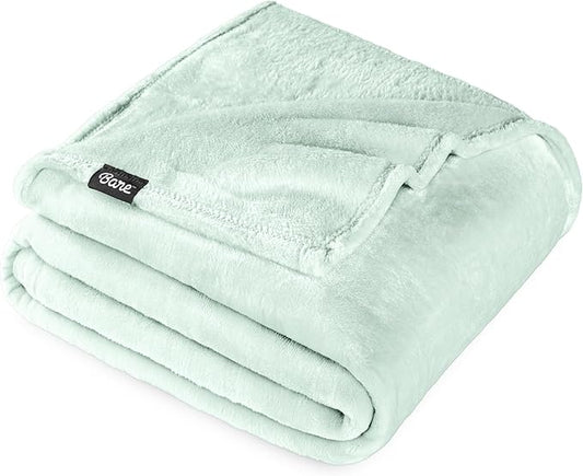 Bare Home Fleece Blanket - King Size - Ultra-Soft Lightweight for Bed, Sofa, and Couch - Luxury Microplush - Cozy Warm Blanket (King, Spring Mint)