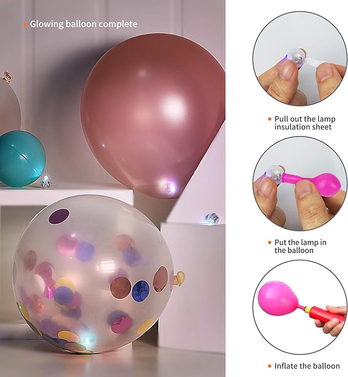 Aogist 200pcs Green Balloon Light,Long Standby Time Waterproof Mini Ball Light,Round LED Flash Lamp for Paper Lantern Balloon Party,Wedding,Birthday,Festival,New Year and Christmas Decorative