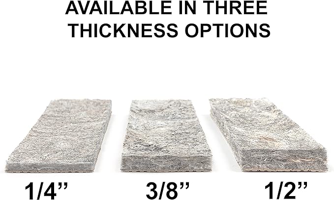Mohawk Home 2' x 20' Non Slip Grip Rug Pad 1/2" Thick Dual Surface Felt Cushion + Rubber Gripper - Safe for All Floors