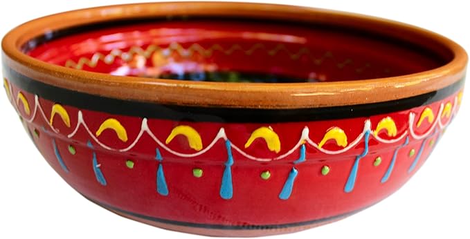Cactus Canyon Ceramics Spanish Terracotta Deep Serving Dish