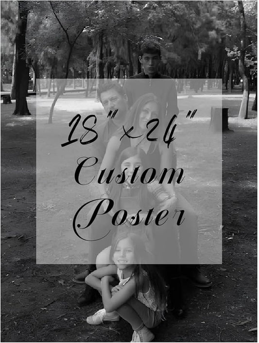 YXIMOX Custom 18" x24" Art Print on Premium Canvas, Personalized with Your Image or Design, Large Wall Decor for Living Room, Office, Bedroom, Custom Canvas Artwork(18"x24",Unframe)