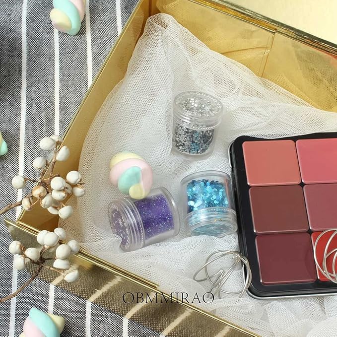 Upgrade 3PCS Gold Gift Box 9.5x7x4 Inches, Sturdy With Lid for Packaging, Foldable Magnetic Closure Storage, Bridesmaid Proposal, Rectangle Collapsible