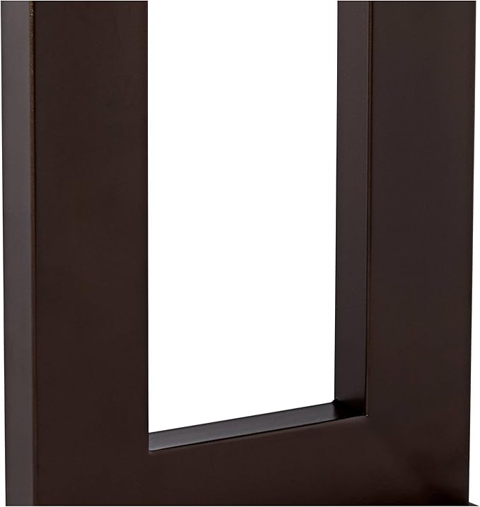 360 Lighting Marshall Modern Industrial Table Lamp 30 1/2" Tall Bronze Brown Open Metal White Rectangular Shade for Bedroom Living Room House Bedside Nightstand Home Office Entryway Family