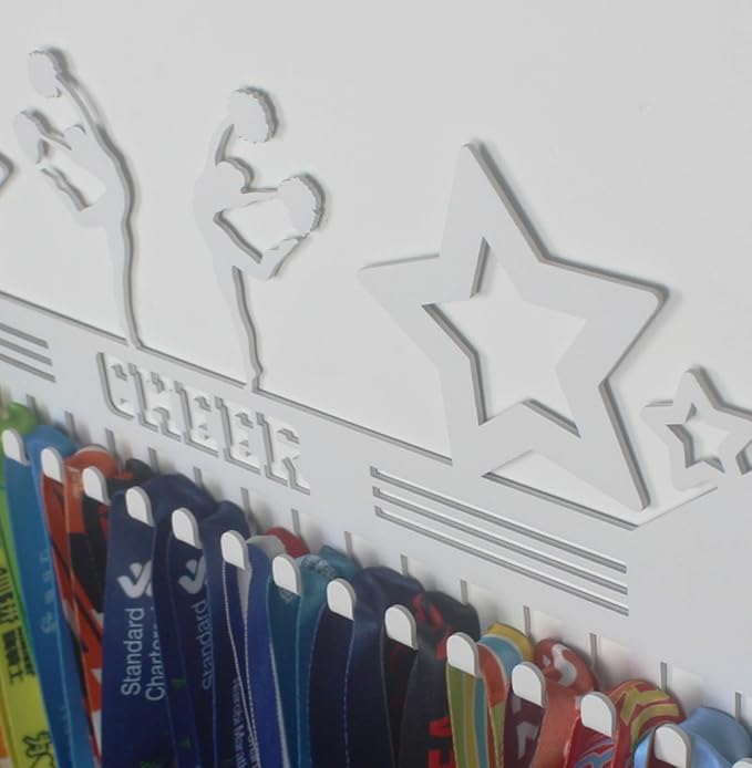 Gymnastics, Dance, Cheer Medal Hanger Display, Medal Holder Ribbon Display & Award Medal Rack, Great Dance Gifts for Kids
