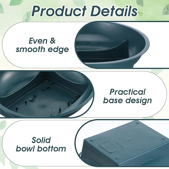 24 Pcs Floral Supplies Green Design Bowls, Floral Foam Bowl for Flower Arrangements Florals Arrangements Supplies Containers Florist Decorative Bowl for Fresh Flower Holiday Wedding Party Decor