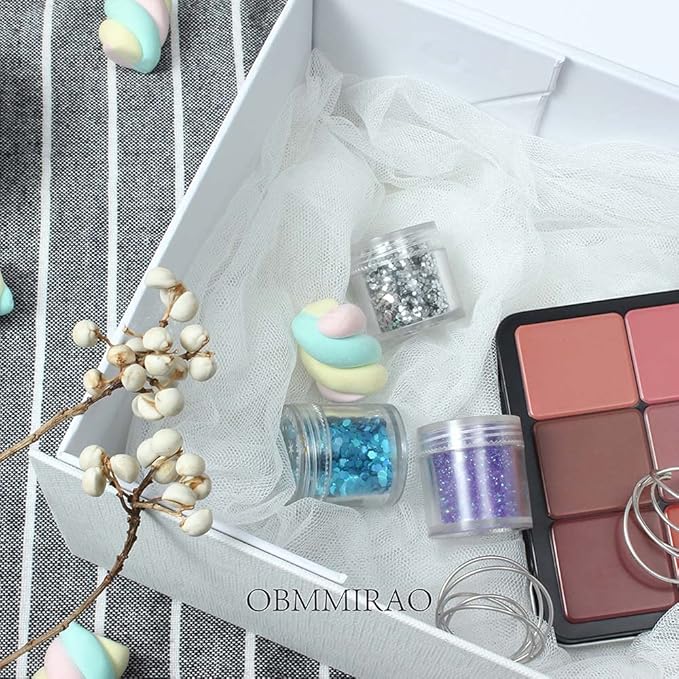 Upgrade 1PCS White Gift Box 9.5x7x4 Inches, Sturdy Gift Box with Lid for Gift Packaging, Foldable Magnetic Closure Storage Boxes, Bridesmaid Proposal Box, Rectangle Collapsible Box