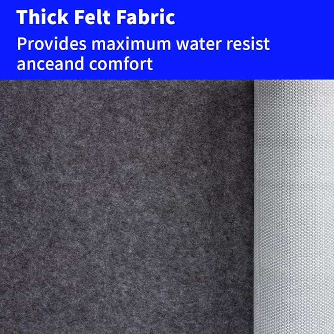 100% Waterproof Non-Slip Rug Pad 5x7 for Large Area Rugs Durable Felt Floor Protection pad for All Floors, Suitable for Cutting. Rug Pads Keep Rugs in Place and Provide Cushioning