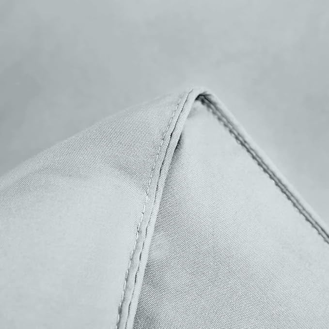 Utopia Bedding Comforter Duvet Insert, Quilted Comforter with Corner Tabs, Box Stitched Down Alternative Comforters Queen Size (Light Grey)