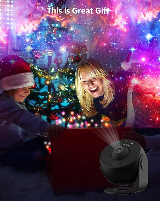 Galaxy Projector,13 in 1 Planetarium Star Projector with Solar System & Constellation, 360° Rotating Nebula Projector Lamp,Starry Sky Night Light Projector for Kids,Home Theater, Ceiling, Room Decor