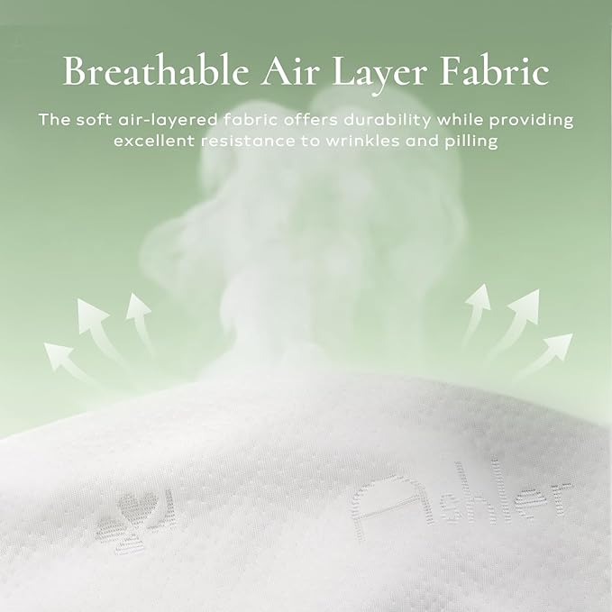 Ashler Throw Pillow Inserts- 14x22 Pillow Inserts with Air Layer, Premium Bed and Couch Pillows - Indoor Decorative Throw Pillow, Lumbar Cushion Sham Stuffer, Pack of 2, White