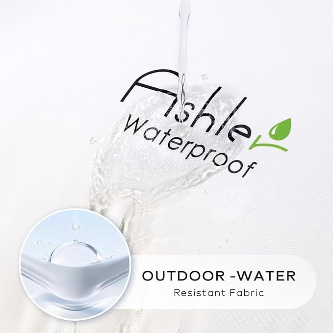 Ashler Outdoor Waterproof Pillow Inserts - 12 x 20 Pillow Inserts Set of 4, Water Resistant Patio Furniture Pillows Decorative for Garden, Hypoallergenic Lumbar Pillow for Sofa Couch