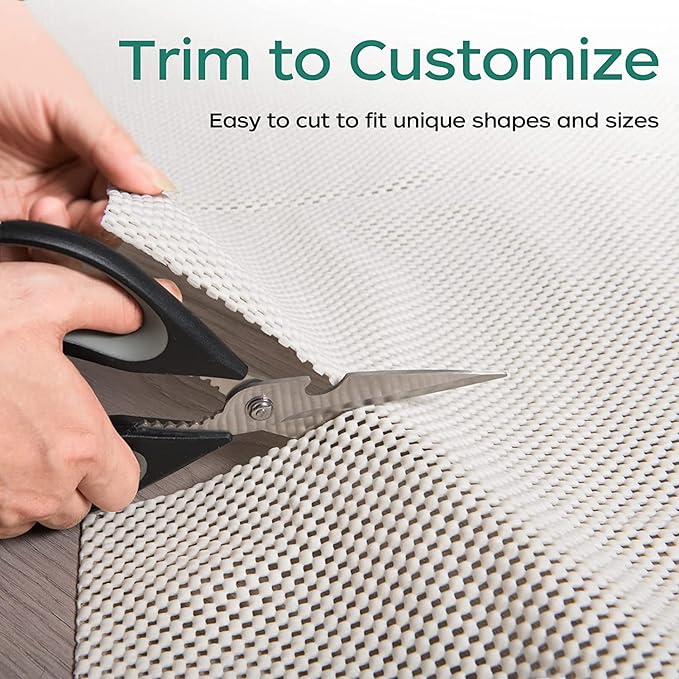 BAGAIL BASICS Non Slip Rug Pad Gripper Round 6 Feet Extra Thick Carpet Pads for Area Rugs and Hardwood Floors, Keep Your Rugs Safe and in Place