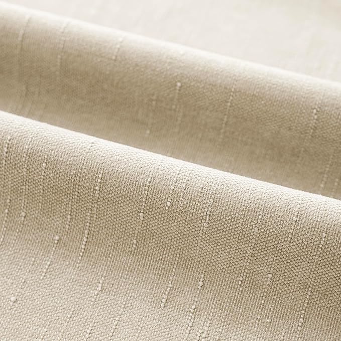 Foindtower Pack of 2 Soft Textured Throw Decorative Pillow Covers Square Accent Solid Cushion Cover Cozy Neutral Farmhouse Pillow Case for Couch Sofa Bedroom Living Room 18x18 Inch, Beige
