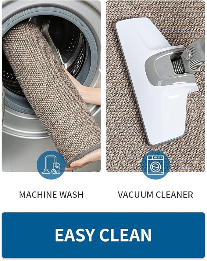 MontVoo Kitchen Rugs and Mats Non Skid Washable, Absorbent Runner Rugs for Kitchen, Front of Sink, Kitchen Mats for Floor (Grey, 20"x32")