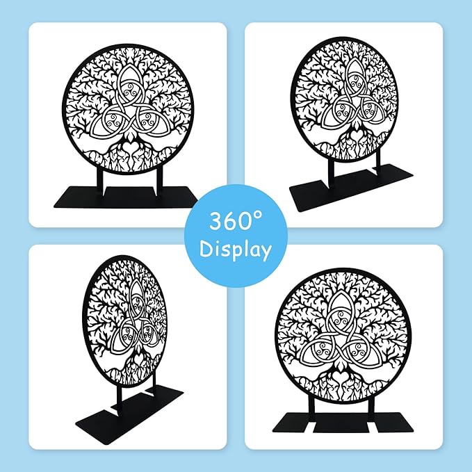 Metal Tree of Life Tabletop Decor, Celtic Knot Tree of Life Decor, Table Top Ornaments, Shelf Console Decoration, Tabletop Decorative Accents, Living Room Table Decoration