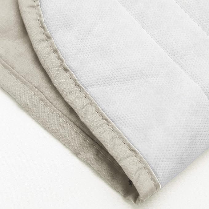 Marquess Tailored Bed Skirt Blended Quilted-Hang Down Feeling Enhancement Wrap Around Thick Bed Skirt,Dust-Proof, Wrinkle Fade Resistant Dust Ruffle with Classic 14’’Drop for Bedroom(Linen King)
