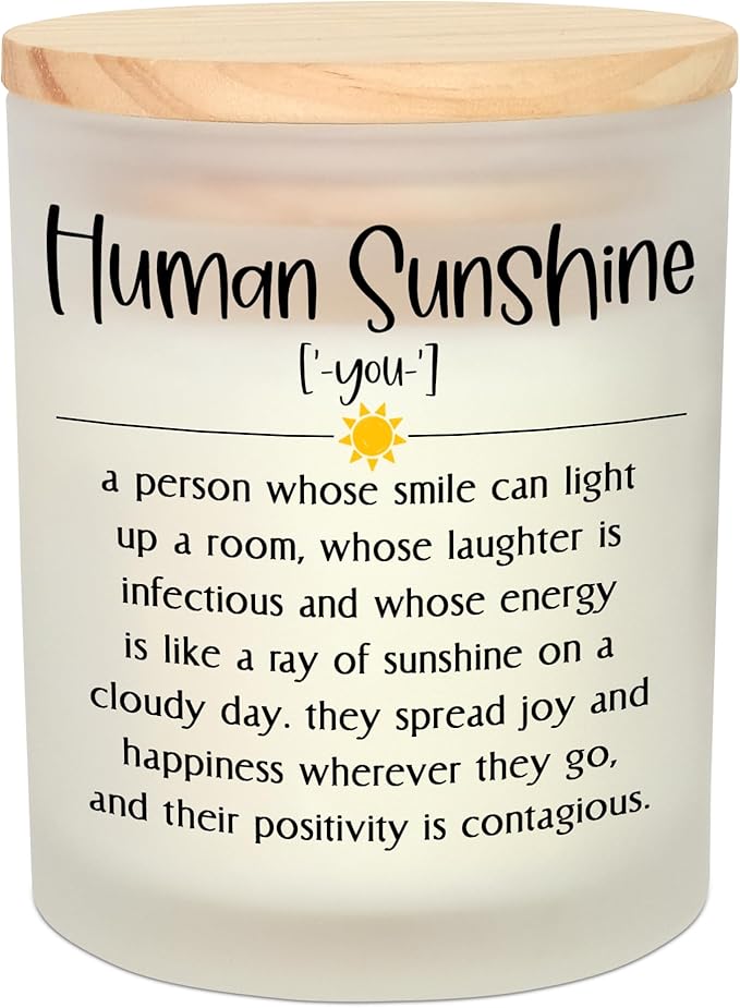 OASSIE Thank You Gifts for Women - Long Lasting Vanilla Lavender Candle 10 oz - Inspirational Appreciation Birthday Gifts for Women Friends Coworkers Boss Teachers Nurses, Retirement Gift for Woman